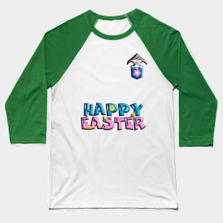 happy easter rabbit baby bunnies Baseball T-Shirt